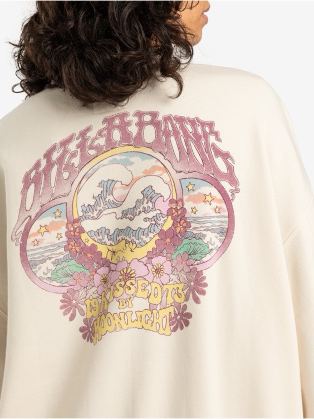 BILLABONG Paradise Ride Surf Graphic Sweatshirt Large